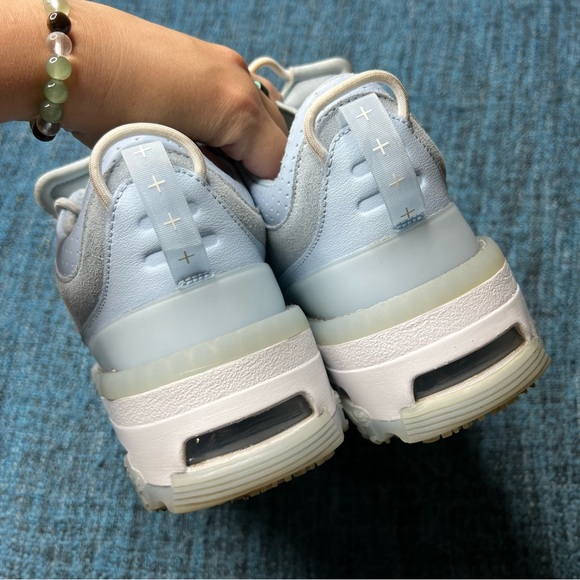 Nike Jordan Air Mae Platform Sneakers in Celestine Blue - Picture 7 of 9